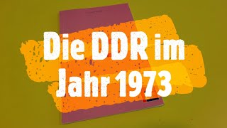 Die DDR im Jahr 1973 [upl. by Emmye]