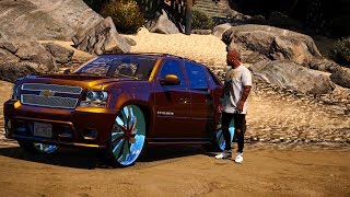 Avalanche on AirBags and 30 inch Starr Wheels  GTA V DONK MODS [upl. by Moya390]