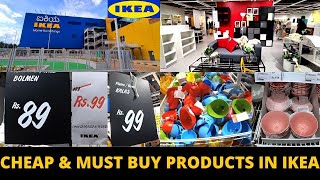 CHEAP BUDGET AND MUST BUY PRODUCTS IN IKEA BANGALORE II IKEA ITEMS UNDER Rs 500 ikeabangalore [upl. by Flannery]