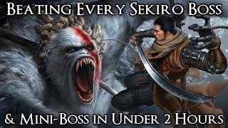 How to Beat Every Sekiro Boss amp MiniBoss in Under 2 Hours wWalkthrough Commentary [upl. by Frohne449]