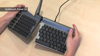 BakkerElkhuizen Split Keyboard Goldtouch Travel Go [upl. by Tab]