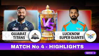 GT vs LSG Match No 4 IPL 2022 Highlights  Hotstar Cricket  gt vs lsg ipl highlights 2022 [upl. by Consolata]