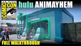 Hulu Animayhem  Full Walkthrough  Walking tour  San Diego Comic Con 2024  Offsite [upl. by Navar535]