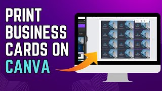 How To Print Business Cards On Canva Easy Guide [upl. by Thrift]