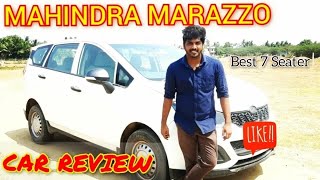 Best 7 Seater car  MAHINDRA MARAZZO Tamil Review  Best MPV in India [upl. by Trant159]