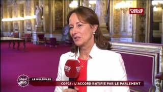 Ségolène Royal  La France « doit garder l’initiative sur la COP 21 » [upl. by Aletha727]