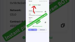 Instant payment Telegram BOT 2024 pamcrypto 2024shorts telegram bot [upl. by Nagad]