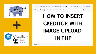 How to upload image in CKEditor using PHP Step by Step in Hindi Easy Way  Developer Suraj [upl. by Tennies344]