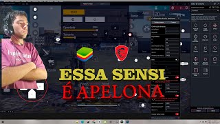 MELHOR SENSIBILIDADE PARA EMULADOR 2024🖥️🖱️ MSI BLUESTACKS BAK TWO9 BLACKN444 CEROL [upl. by Oidale]