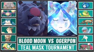 Quarterfinal BLOOD MOON vs WELLSPRING OGERPON  The Teal Mask Pokémon Tournament Battle 1 [upl. by Einahpad]