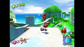 Super Mario Sunshine Monte Bianco  Das Dorf der roten Münzen Kurs 1 Mission 4 [upl. by Kancler596]