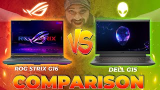 Rog Strix G16 Vs Dell G15  i5 13450HX RTX 3050  Who Wins [upl. by Yemerej657]