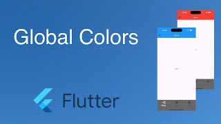 114 Flutter  How to  Global Colors flutter flutterdeveloper [upl. by Zulema515]