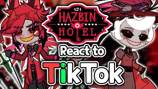 Hazbin Hotel react to Tiktoks 🏨 ✨Gacha Reacts Gacha Life 2  Ft Alastor and Rosie [upl. by Ebberta459]