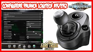 Como configurar Palanca de Cambios Logitech Driving Force Shifter en ATS y ETS2│Palancan Logitech [upl. by Yt13]