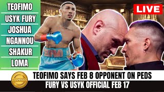 Shocking Teofimo Accuses Opponent of Cheating  Usyk vs Fury Feb 17  Loma vs Kambosos May 12 [upl. by Dyan16]