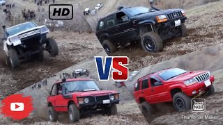 Extreme 4X4 Challenge Range Rover VS Jeep VS Toyota [upl. by Yud730]