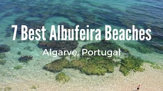 7 Best Albufeira Beaches Portugal [upl. by Ailuig]