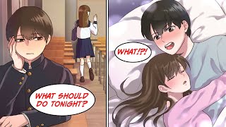 Manga Dub The class president let me stay at her house RomCom [upl. by Sparkie616]