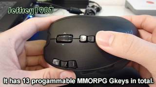 REVIEW Logitech G700 Wireless Gaming Mouse [upl. by Antonius282]