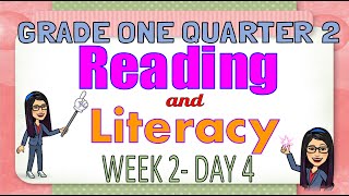 MATATAG READING AND LITERACY GRADE 1 WEEK 2 DAY 4 QUARTER 2 [upl. by Shayn]