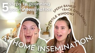 5 STEPS TO PLANNING YOUR AT HOME INSEMINATION  Using a sperm bank to get pregnant [upl. by Mona762]