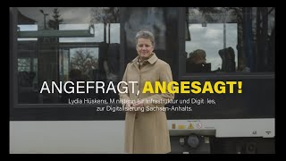 „Angefragt angesagt“ – Ministerin Dr Lydia Hüskens zur Digitalisierung in SachsenAnhalt [upl. by Pegma]