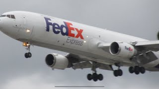 Super Rare McDonnell Douglas MD11F FedEx Toronto YYZ [upl. by Barbe]