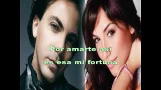 Por amarte asi Cristian Castro amp Ana Isabel  Karaoke [upl. by Llertnov]