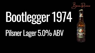 Bootlegger 1974 Pilsner Lager Beer Review Wrexham Lager Beer Company [upl. by Nailimixam]