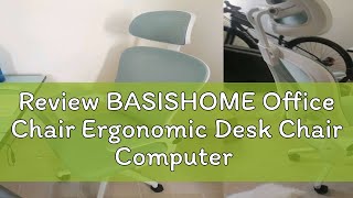 Review BASISHOME Office Chair Ergonomic Desk Chair Computer Mesh Chair with Lumbar Support and Flip [upl. by Phippen]