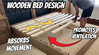 Wooden Bed Design  Low Cost High Profit  Build this Platform Bed Frame [upl. by Mamie]