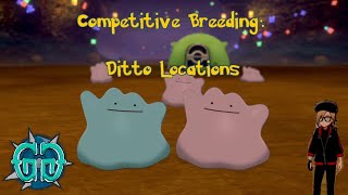 Pokemon SwordShield Beginner Breeding Guide  Part 1  Ditto Locations [upl. by Naelcm900]