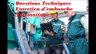 Questions Techniques Entretien d’embauche Automatisme أسئلة مقابلة العمل [upl. by Ennylyak]