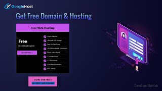 Get Free Domain amp Hosting From GoogieHost  DeveloperMahtab [upl. by Pooley121]