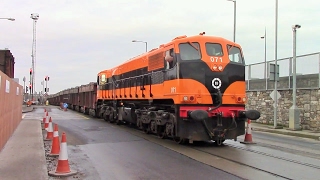 Retro livery 071 amp 077 on Tara Mines trains  North Dublin [upl. by Scarlet]