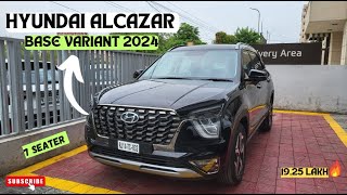 Feature Loaded Base Model 🔥2024 Hyundai Alcazar Prestige O Diesel AT Review [upl. by Ehling]