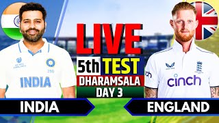 India vs England 5th Test  India vs England Live  IND vs ENG Live Score amp Commentary Session 2 [upl. by Ahseinar2]