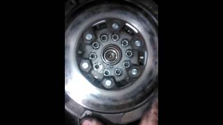 vauxhall zafira worn dual mass flywheel dmf [upl. by Leimad631]