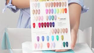 Unboxing Venalisa New Arrival VIP3 Kit 60 Colors Nail Gel Polish Kit How to Choose Enamels [upl. by Sibby]