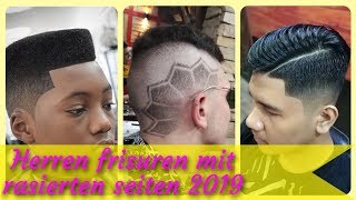 Die neue 20 Ideen zu Herren Frisuren mit rasierten Seiten 2019 [upl. by Siddon]