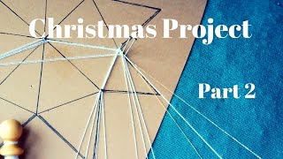 Bobbin Lace Tutorial  Christmas Project part 2 [upl. by Inigo]