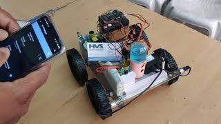 Iot Sanitization Robot using Raspberry pi Zero W and UV light [upl. by Hax380]