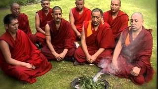 Tashi Lhunpo Monks  Incense Burning Examination Prayer [upl. by Ruhtracam]