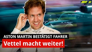 Vettels Zukunft ist geklärt  Kommentar zur Fahrerbekanntgabe von Aston Martin für die F1 2022 [upl. by Delores953]