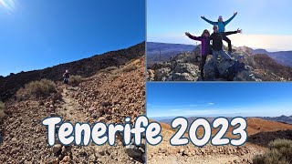 Hiking in Teide  Tenerife 2023 [upl. by Lynett]