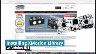 How to Install XMotion Library to Arduino IDE [upl. by Caitrin856]