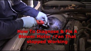 How To Check A Car Blower Motor That Is Not Working [upl. by Weslee]