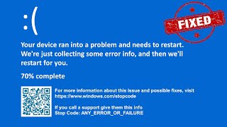 Windows 1087 SYSTEM SERVICE EXCEPTION Error Quick Fix [upl. by Annahsit]