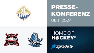 08112024  Pressekonferenz  TSV Peißenberg vs HC Landsberg Riverkings [upl. by Bohun]